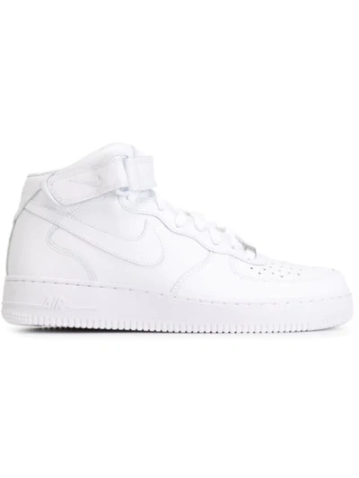 Shop Nike Air Force 1 High-top Sneakers In White