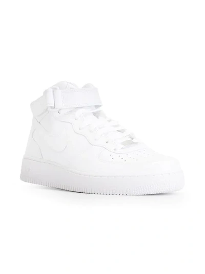 Shop Nike Air Force 1 High-top Sneakers In White