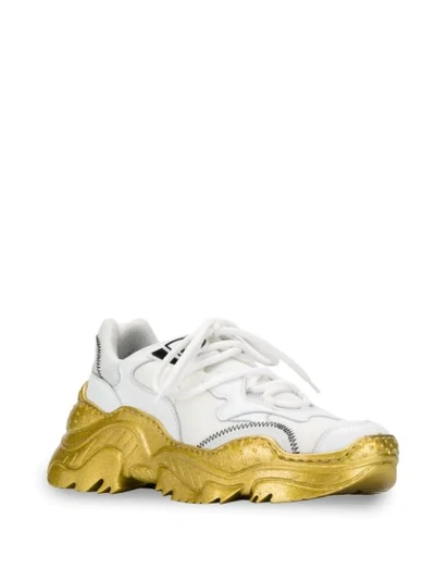 Shop N°21 Billy Chunky Sneakers In White