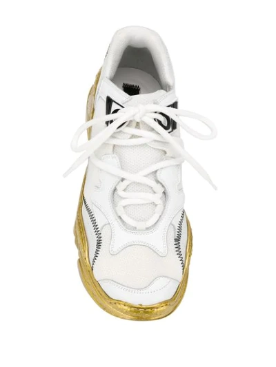 Shop N°21 Billy Chunky Sneakers In White