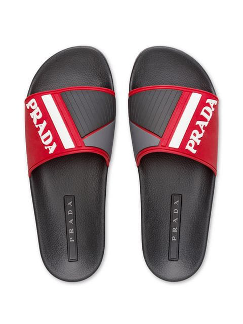prada rubber slides