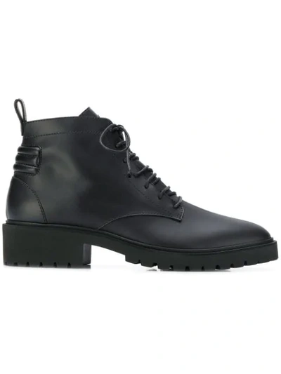 Shop Giuseppe Zanotti Platform Combat Boots In Black