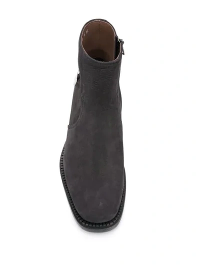 Shop Ferragamo Bankley Boots In Black