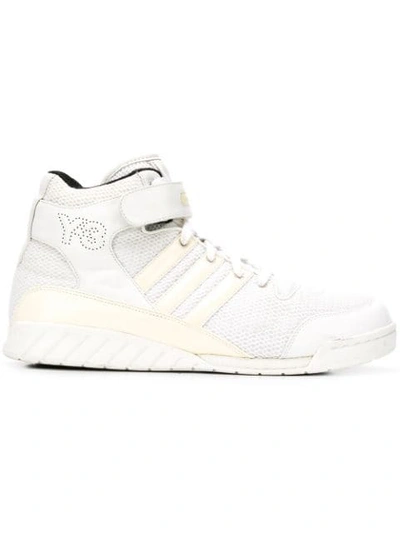 Shop Y-3 Touch Strap High-tops In White