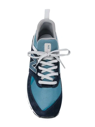 Shop New Balance 574 Sneakers In Blue