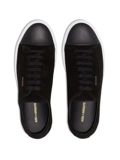 Shop Axel Arigato Low-top Cap-toe Sneakers In Black