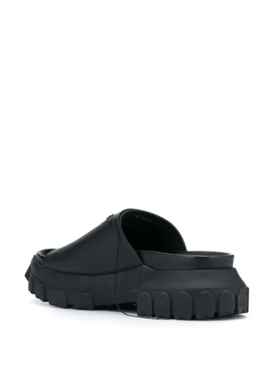 Shop Rick Owens High Studded Sandals - Black