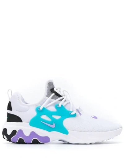 Shop Nike React Presto Psychedelic Lava Sneakers In White