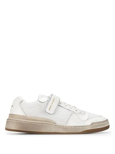 SAINT LAURENT LOW TOPS SNEAKERS - 白色