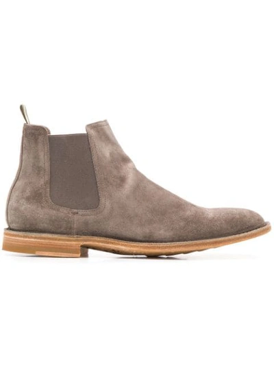 Shop Officine Creative Steple Boots In Grey