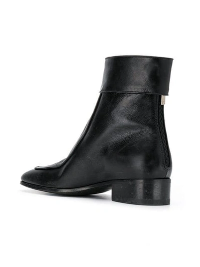 Shop Saint Laurent Miles Boots In Black