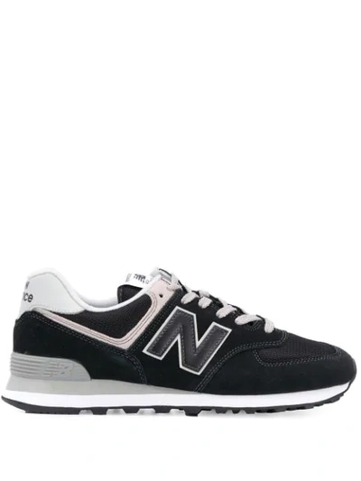 Shop New Balance 574 Sneakers In Black