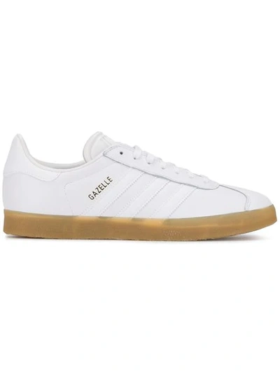 Shop Adidas Originals Gazelle Low Top Sneakers In White