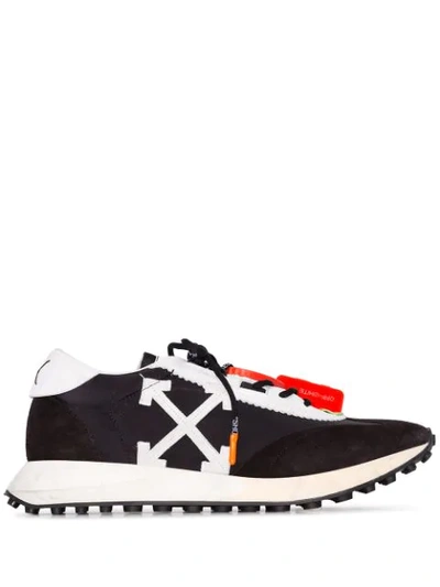 Shop Off-white Running Sneakers In Black