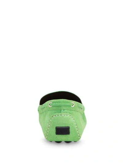 Shop Fendi Loafer Mit Quasten In F0q9v-green Fluo