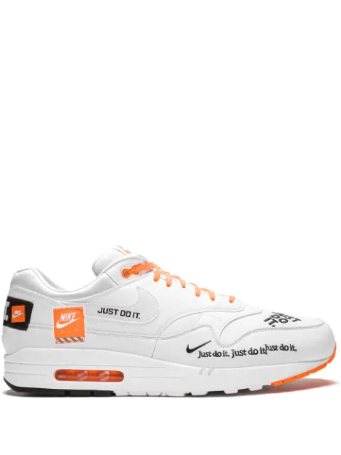 nike air max 1 orange white