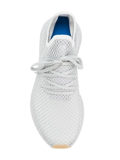 Shop Adidas Originals Adidas  Deerupt Runner Sneakers - Grey