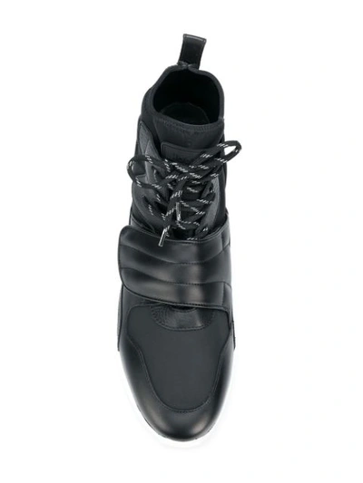 Shop Hogan Hi-top Sneakers In Black