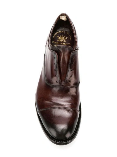 Shop Officine Creative Anatomia Derby Shoes In Brown