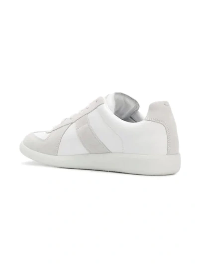 Shop Maison Margiela Replica Sneakers In White ,grey