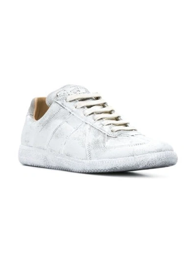 Shop Maison Margiela Replica Sneakers - White