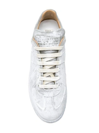 Shop Maison Margiela Replica Sneakers - White