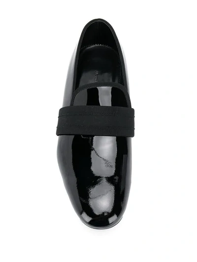 Shop Alexander Mcqueen Studded Heel Loafers In Black