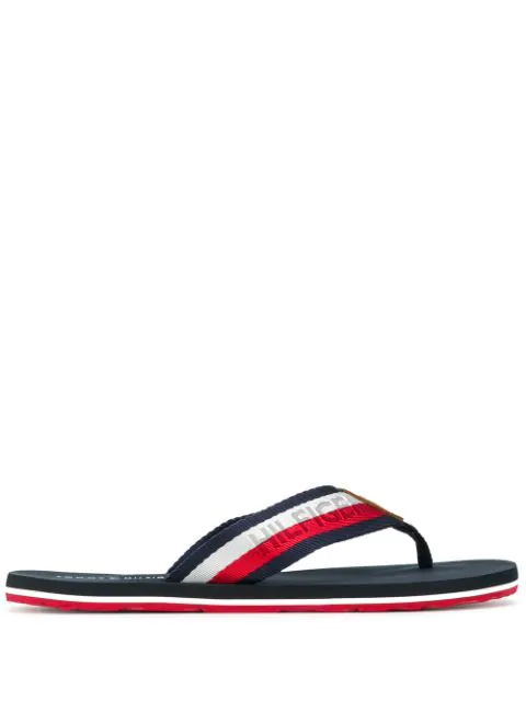 white canvas flip flops