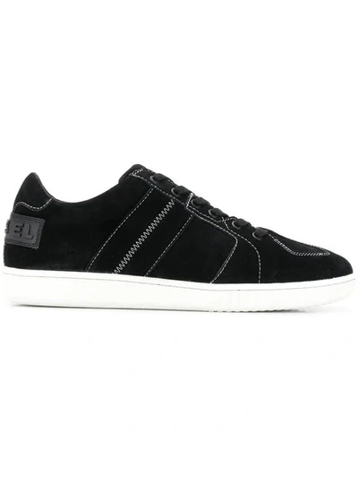 Shop Diesel S-millenium Lc Sneakers In Black