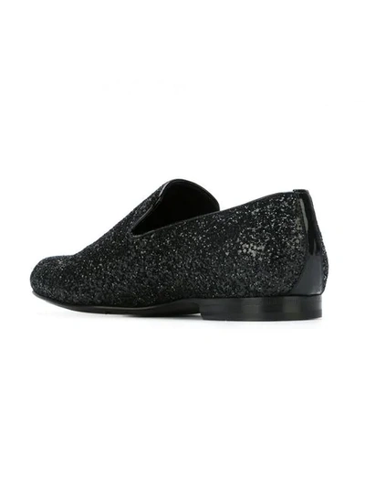 Shop Jimmy Choo 'sloane' Slippers In Black