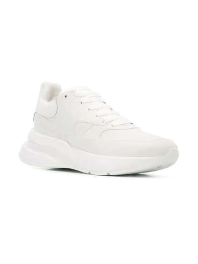 Shop Alexander Mcqueen Oversized Runner Sneakers In White
