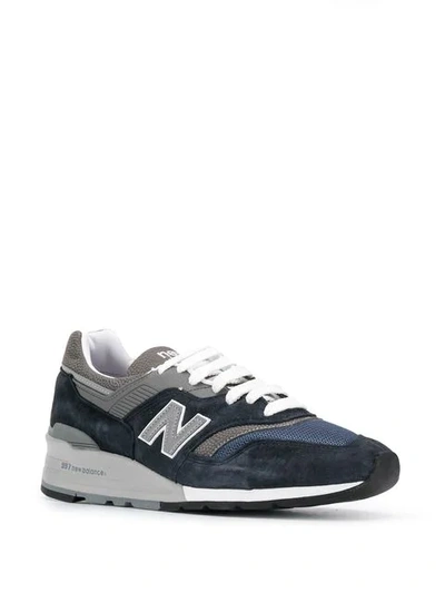 Shop New Balance 997 Sneakers In Navy