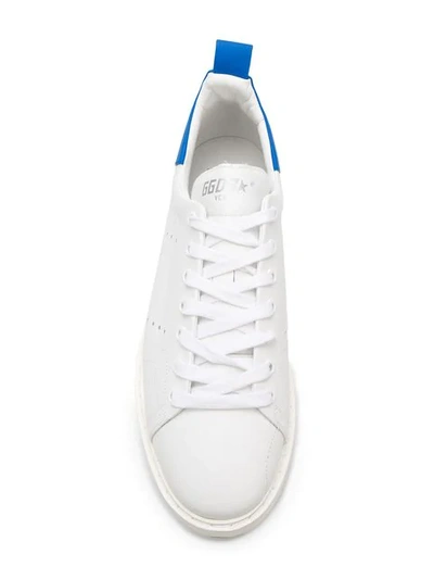 Shop Golden Goose Starter Sneakers In White