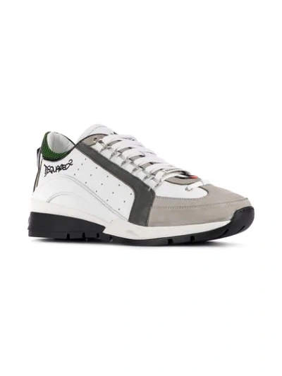 Shop Dsquared2 551 Running Sneakers In White