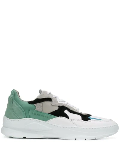 Shop Filling Pieces Low Fade Cosmo Infinity Mint Sneakers In White