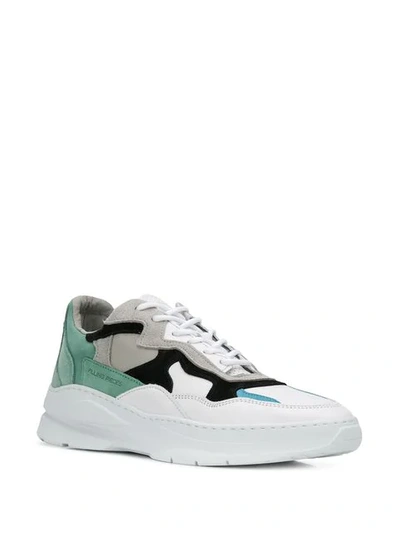 Shop Filling Pieces Low Fade Cosmo Infinity Mint Sneakers In White
