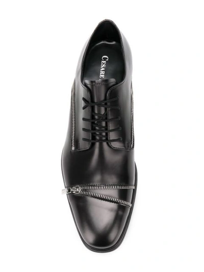 Shop Cesare Paciotti Classic Derby Shoes - Black