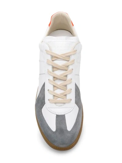 Shop Maison Margiela Replica Sneakers In White