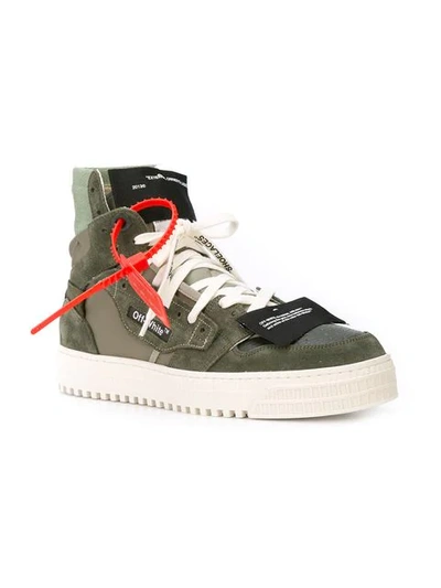 OFF-WHITE OFF-WHITE OMIA065R198000164300 4300 MILITARY GREEN SYNTHETIC->ACETATE - 绿色
