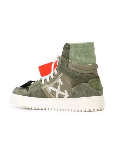 OFF-WHITE OFF-WHITE OMIA065R198000164300 4300 MILITARY GREEN SYNTHETIC->ACETATE - 绿色