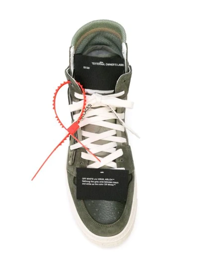 OFF-WHITE OFF-WHITE OMIA065R198000164300 4300 MILITARY GREEN SYNTHETIC->ACETATE - 绿色