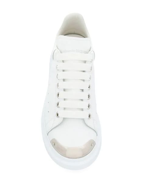 alexander mcqueen toe cap oversized sneakers