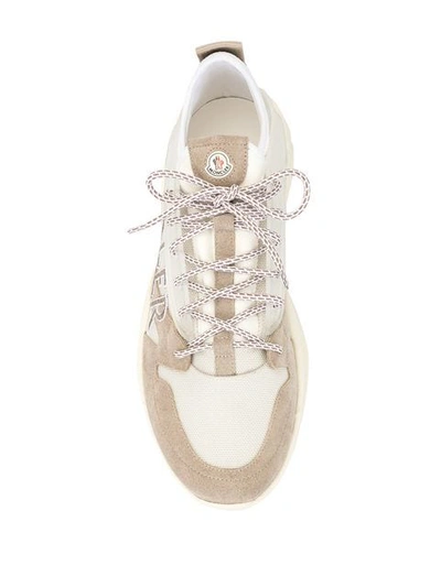 Shop Moncler Anakin Sneakers In Brown