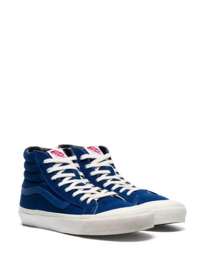 Vans Royal Blue Og Style 138 High Top Suede Sneakers | ModeSens