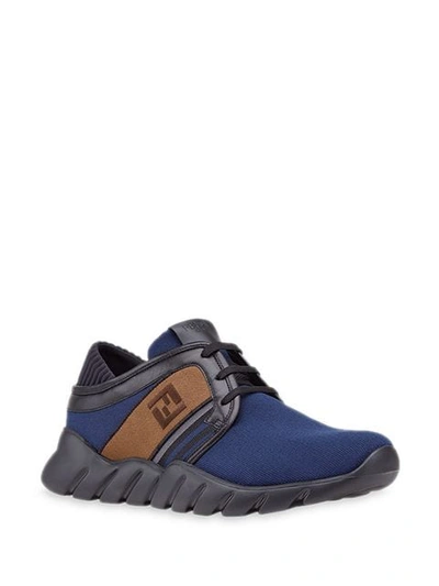Shop Fendi Sneakers Aus Funktionsstoff In Blue