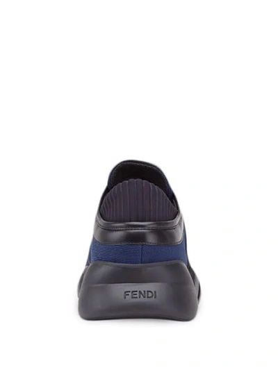 Shop Fendi Sneakers Aus Funktionsstoff In Blue