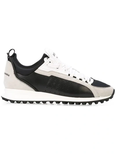 Shop Dsquared2 Runner Sneakers In Black