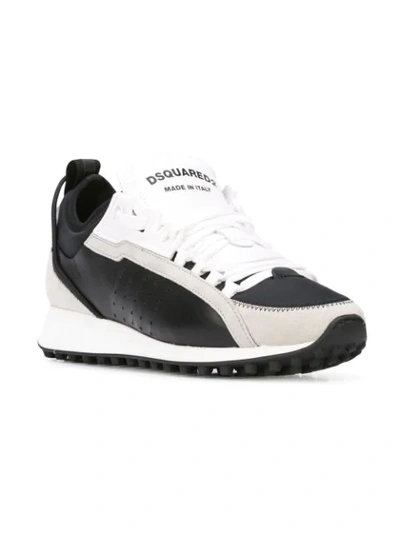 Shop Dsquared2 Runner Sneakers In Black