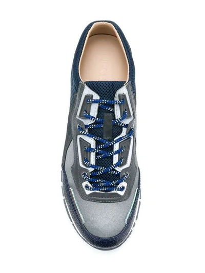 Shop Lanvin Running Lace In Grey