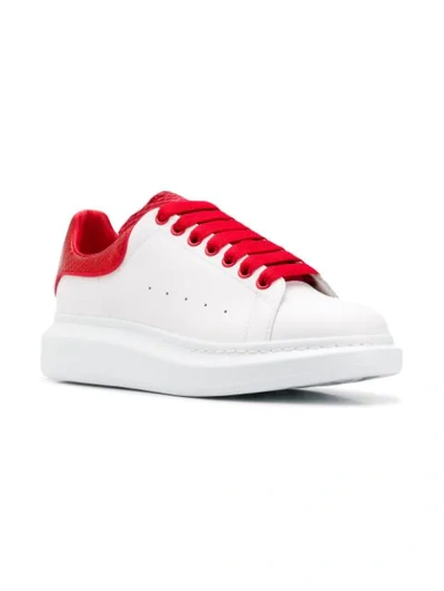 Shop Alexander Mcqueen Oversized Sneakers In White